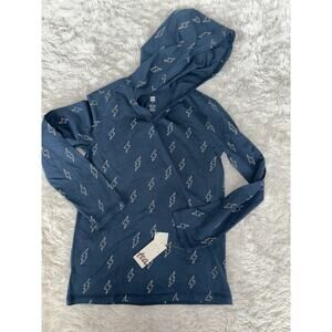 Tea Collection boys sz. 12 lightning bolt lightweight hoodie. New w/tags